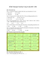 ĐỀ THI VIOLYMPIC TOÁN lớp 4 