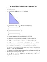 Đề thi violympic toán lớp 4 vòng 6 