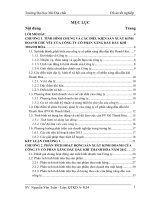 Xây dựng chiến lược marketing cho công ty cổ phần xăng dầu dầu khí thanh hóa