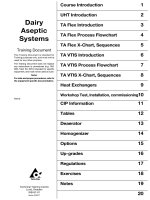 Dairy aseptic systems