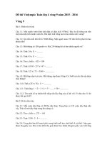 Đề thi violympic toán lớp 4 vòng 9 