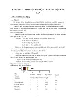 GIÁO TRÌNH ĐIỆN, ĐIỆN TỬ TRÊN Ô TÔ-CHƯƠNG 1 - LINH KIỆN THỤ ĐỘNG VÀ LINH KIỆN BÁN DẪN, GIÁO TRÌNH KỸ THUẬT ĐIỆN TỬ Ô TÔ
