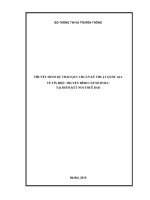 THUYẾT MINH dự THẢO QUY CHUẨN kỹ THUẬT QUỐC GIA về tín HIỆU TRUYỀN HÌNH cáp số DVB c tại điểm kết nối THUÊ BAO 