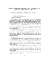 NHỮNG vấn đề cơ bản của PHÁP LUẬT về KHIẾU nại, tố cáo và GIẢI QUYẾT KHIẾU nại, tố cáo 