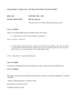 Đề thi vào lớp 10 môn văn tỉnh Đắk Lắk năm 2012