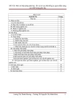 skkn một vài biện pháp phát huy tốt vai trò của hội đồng tự quản nhằm nâng cao chất giáo giáo dục