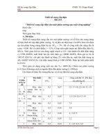 Thiết kế cung cấp điện cho một phân xưởng sản xuất công nghiệp