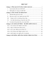 VẬN  HÀNH VÀ LẬP TRÌNH MÁY PHAY CNC   FANUC