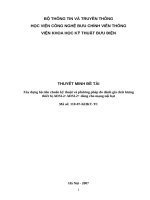 THUYẾT MINH ĐỀ TÀI Xây dựng bộ tiêu chuẩn kỹ thuật và phương pháp đo đánh giá chất lượng thiết bị ADSL2 ADSL2+ dùng cho mạng nội hạt