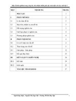 skkn một số kinh nghiệm về công tác chủ nhiệm lớp nhằm giáo dục toàn diện cho học sinh lớp 5