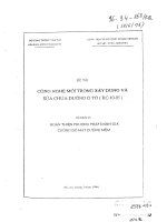 Công nghệ mới trong xây dựng và sữa chữa đường ô tô – hoàn thiện phương pháp đánh giá cường độ mặt đường mềm