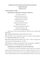 ĐỀ THI CHÍNH THỨC GIÁO VIÊN MÔN NGỮ VĂN 20152016