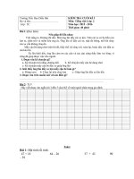 ĐỀ KIỂM TRA CUỐI học kỳ i toán tiếng việt lớp 2 