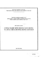 Công nghệ mới trong xây dựng và sửa chữa đường băng sân bay