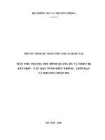 THUYẾT MINH DỰ THẢO TIÊU CHUẨN QUỐC GIA  MÁY THU THANH, THU HÌNH QUẢNG BÁ VÀ THIẾT BỊ KẾT HỢP   CÁC ĐẶC TÍNH MIỄN NHIỄM – GIỚI HẠN         VÀ PHƯƠNG PHÁP ĐO
