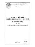 Nghiên cứu và triển khai điện mặt trời ở việt nam