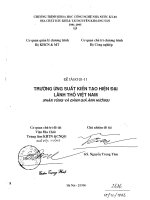 Trường ứng suất kiến tạo hiện đại lãnh thổ việt nam