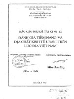 Đánh giá tiềm năng và địa chất kinh tế urani trên lục địa việt nam