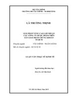 Giải pháp nâng cao lợi nhuận các công ty dược phẩm trên sản giao dịch chứng khoán TP  HCM  luận văn thạc sĩ 