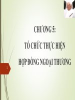 Bài giảng Quản trị ngoại thương: Chương 5  Võ Thị Xuân Hạnh