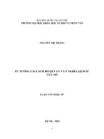 Tư tưởng cải cách hồ quý ly và ý nghĩa lịch sử của nó 