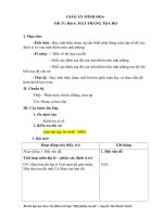 Mặt Phẳng Tọa Độ (bài dự thi kiến thức liên môn