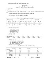 THIẾT KẾ CỐNG LỘ THIÊN PHỤC VỤ TIÊU NƯỚC, NGĂN TRIỀU VÀ GIỮ NGỌT