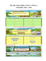 Đề thi violympic toán 1 năm học 2014   2015 đề số 14 