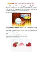 Những cụm từ lạnh mà không lạnh trong tiếng Anh