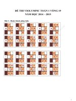 Đề thi violympic toán 1 năm học 2014   2015 đề số 20 
