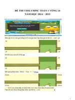 Đề thi violympic toán  năm học 2014   2015 đề số 4 