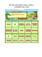 Đề thi violympic toán 1 năm học 2014   2015 đề số 12 