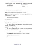 Đề thi thử đại học khối C , D môn văn năm 2012 đề số 124