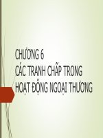 Bài giảng Quản trị ngoại thương: Chương 6  Võ Thị Xuân Hạnh