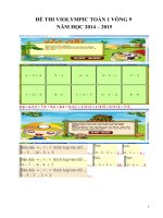 Đề thi violympic toán 1 năm học 2014   2015 đề số 17 