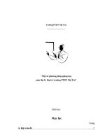 Một số phương pháp giảng dạy môn địa lý  lớp 6 ở trường PTDT Nội Trú