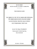 Nhan đề (click để xem chi tiết) 1xác định các yếu tố tác động đến xếp hạng tín nhiệm khách hàng doanh nghiệp tại ngân hàng thương mại cổ phần xuất nhập khẩu việt nam 