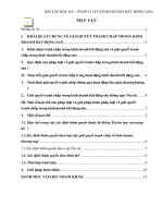 PHÁP LUẬT KINH DOANH BẤT ĐỘNG SẢN