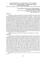 THIẾT kế CHẾ tạo hệ THỐNG SAN PHẲNG điều KHIỂN BẰNG kỹ THUẬT LASER 