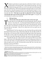 Bình luận các quy định của pháp luật Việt Nam về giải quyết xung đột pháp luật từ quan hệ thừa kế theo luật có yếu tố nước ngoài