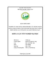 Nghiên cứu một số đặc điểm sinh học cây Muồng trắng (Zenia insignis Chun) làm cơ sở cho việc bảo tồn và phát triển Muồng tại Vườn Quốc Gia Ba Bể tỉnh Bắc Kạn