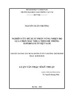 Nghiên cứu đề xuất phân vùng nhiệt độ lựa chọn mác nhựa theo hệ thống Superpave ở Việt Nam
