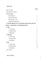 Sự biến động giá cả của 3 mặt hàng trên thị trường Việt Nam hiện nay – Nguyên nhân – Giải pháp bình ổn giá