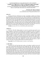 NGHIÊN cứu THIẾT kế và NÂNG cấp bộ điều KHIỂN TÍCH hợp PHẦN mềm MACH 3 CHO máy PHAY CNC FESTO 