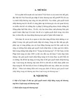 Phân tích những điểm mới trong quy định về thủ tục giải quyết tranhchấp bằng trọng tài thương mại theo Luật trọng tài thương mại