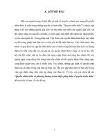 Quyền nhân thân và phương hướng hoàn thiện pháp luật về quyền nhân thân