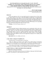 NGHIÊN cứu ỨNG DỤNG CÔNG NGHỆ hàn hồ QUANG tự ĐỘNG BẰNG rô bốt TRONG CÔNG NGHIỆP sản XUẤT ô tô 