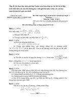 Tập đề thi chọn học sinh giỏi lớp 9 môn toán kèm đáp án chi tiết