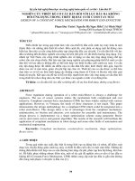 NGHIÊN cứu THIẾT kế cơ cấu đàn hồi với lực đầu RA KHÔNG đổi ỨNG DỤNG TRONG THIẾT bị đầu CUỐI CÁNH TAY máy 