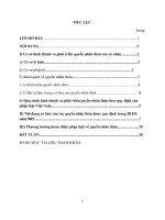 Quyền nhân thân và phương hướng hoàn thiện pháp luật về quyền nhân thân